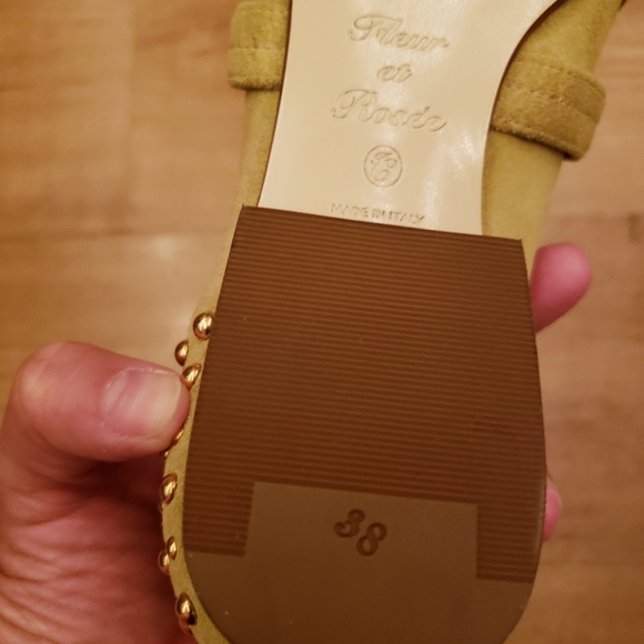 Fleur et Rosée Green Suede Leather Loafe - Picture 13 of 13